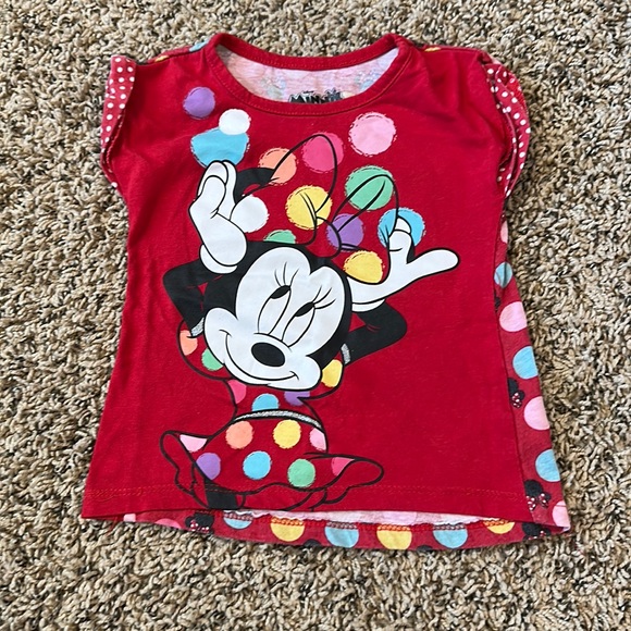 Minnie Mouse polka dots shirt - Picture 1 of 2